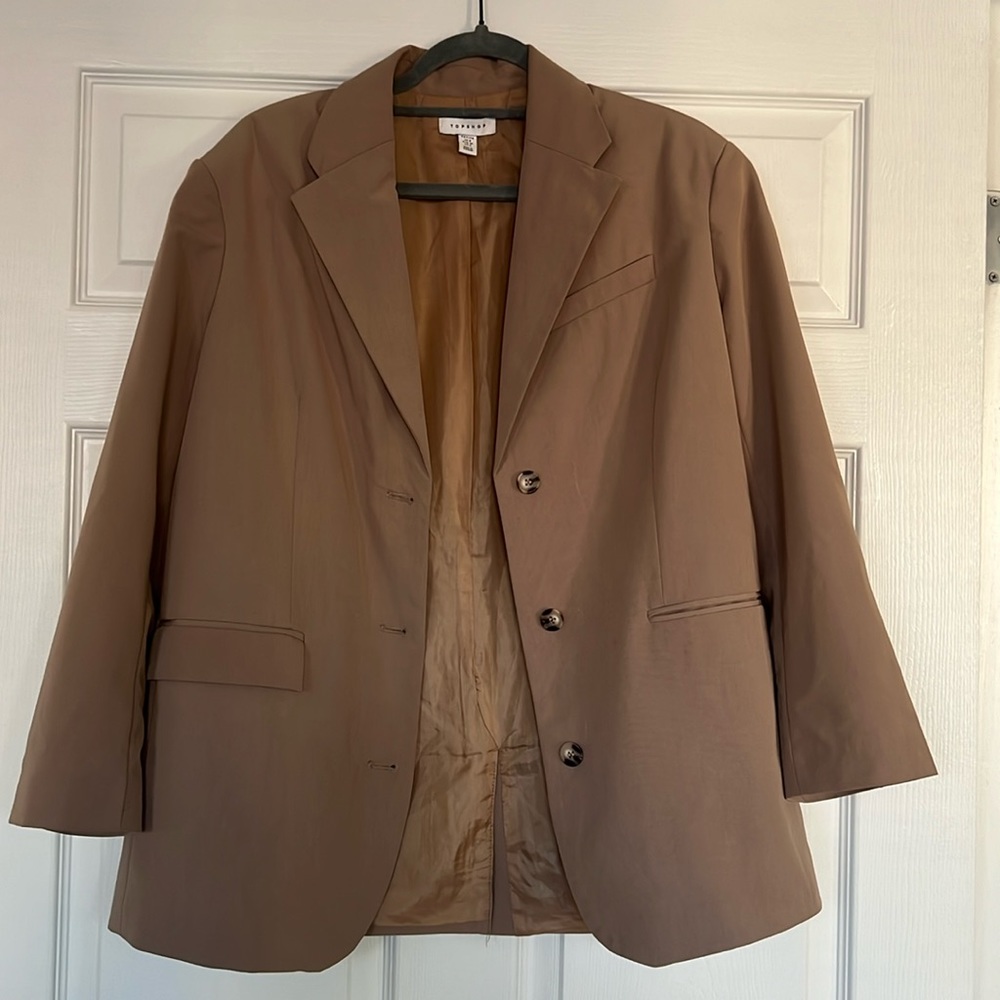 Topshop oversized blazer